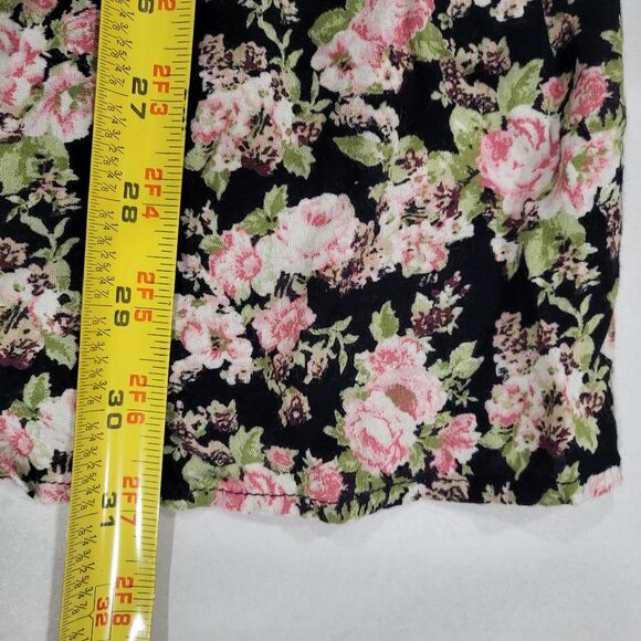Live Life By Sanctuary Floral Romper Button Front Tie back Flowy Cottage Sz S - Picture 12 of 14